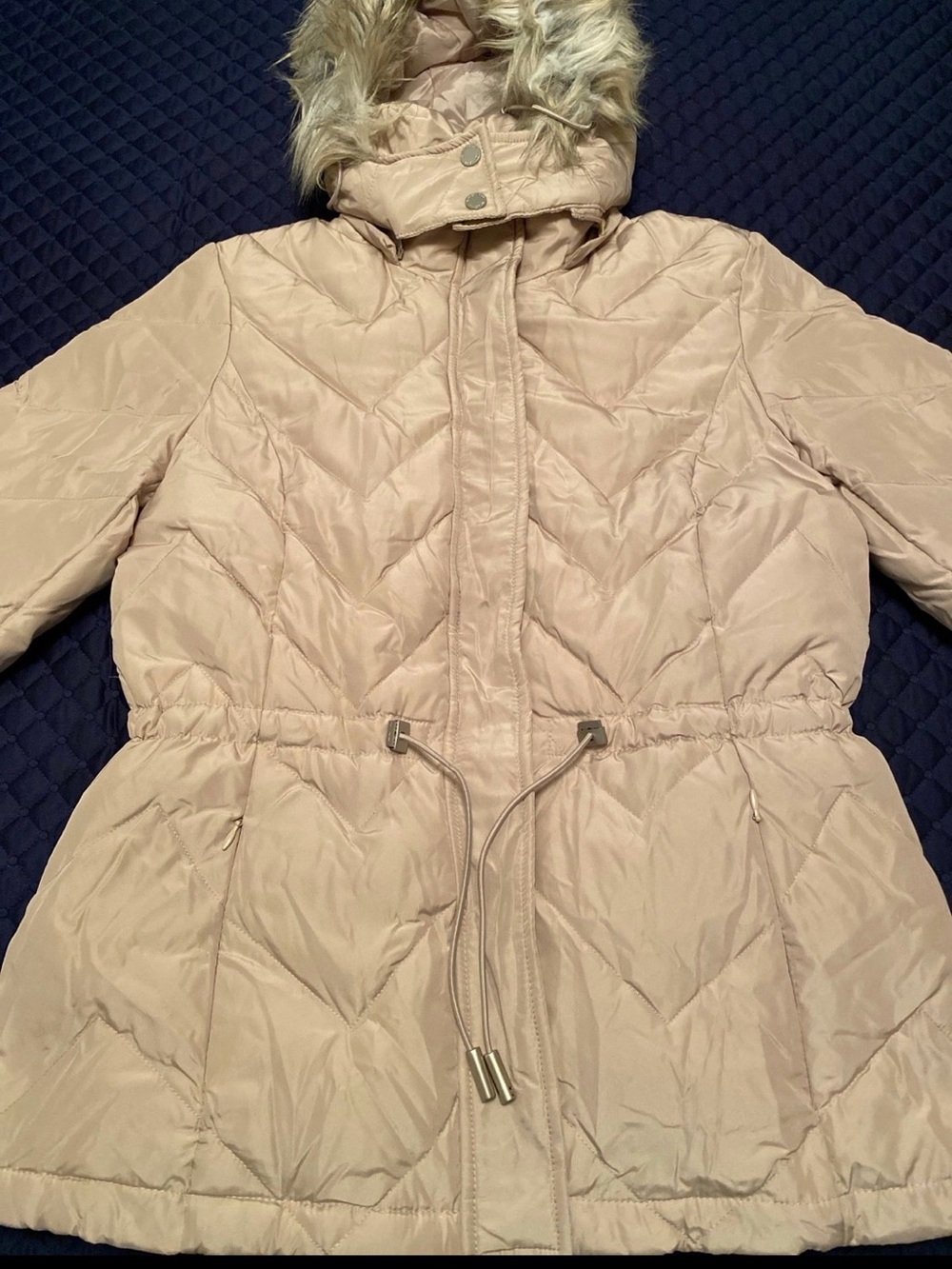 Kenneth Cole Reaction Women Coat Color Beige Size M NEW